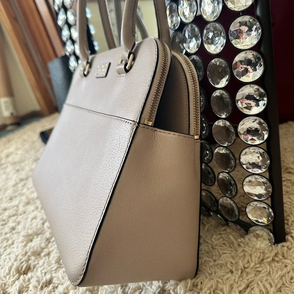 Kate Spade Terri Grove Street Terri Almondine Leather Shoulder Bag